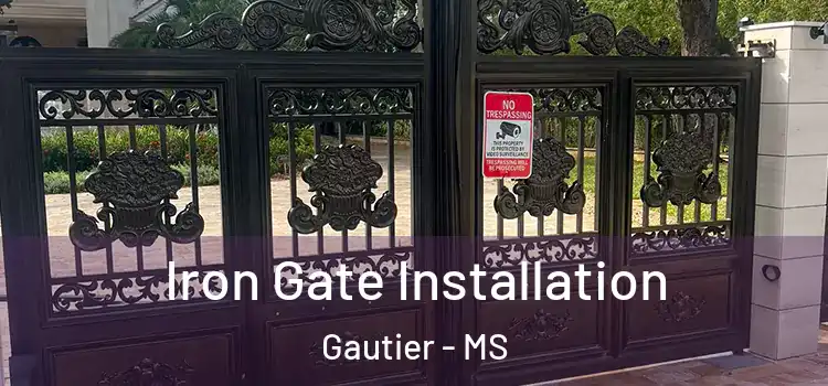 Iron Gate Installation Gautier - MS